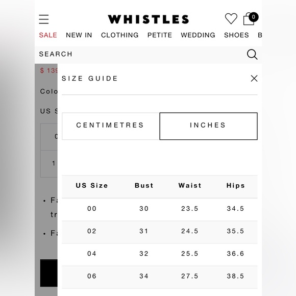 NWT Whistles Olivia Wrap Skirt Black Size 2 - Picture 15 of 16